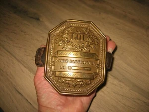 Ancienne Plaque Insigne Chasse La LOI Société de Chasse Montfort S/Meu - Photo 1/8