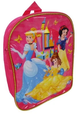 DISNEY PRINCESS OFFICIAL GIRLS CHARACTER SCHOOL LUNCH BACKPACK BAG RUCKSACK - Image 1 of 4
