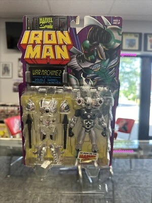 NEW MARVEL IRON MAN WAR MACHINE 2 W/ DOUBLE BARREL LAUNCHER FIGURE! C25 - Image 1 of 4