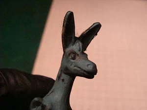 vintage DIENER Eraser: blue DONKEY or MULE sitting down--DIRTY AS FOUND - Picture 1 of 6