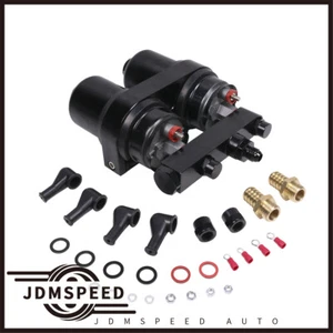 2PCS External Fuel Pump 044 W/ Double Hole Fuel Pump Bracket 300LPH 0580254044 - Picture 1 of 10