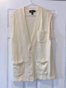 VINTAGE RALPH LAUREN POLO MENS MEDIUM VEST - Picture 1 of 5