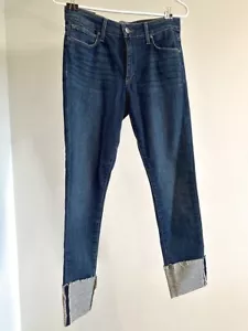 JOE'S Womens Cuff Crop Jeans Size US 26 Medium Wash 1 Day Handling New W/Tags - Picture 1 of 11