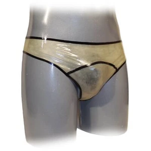 Latex Strings Transparent - Schwarzer Rand  Size:XXL(1972) - Bild 1 von 5