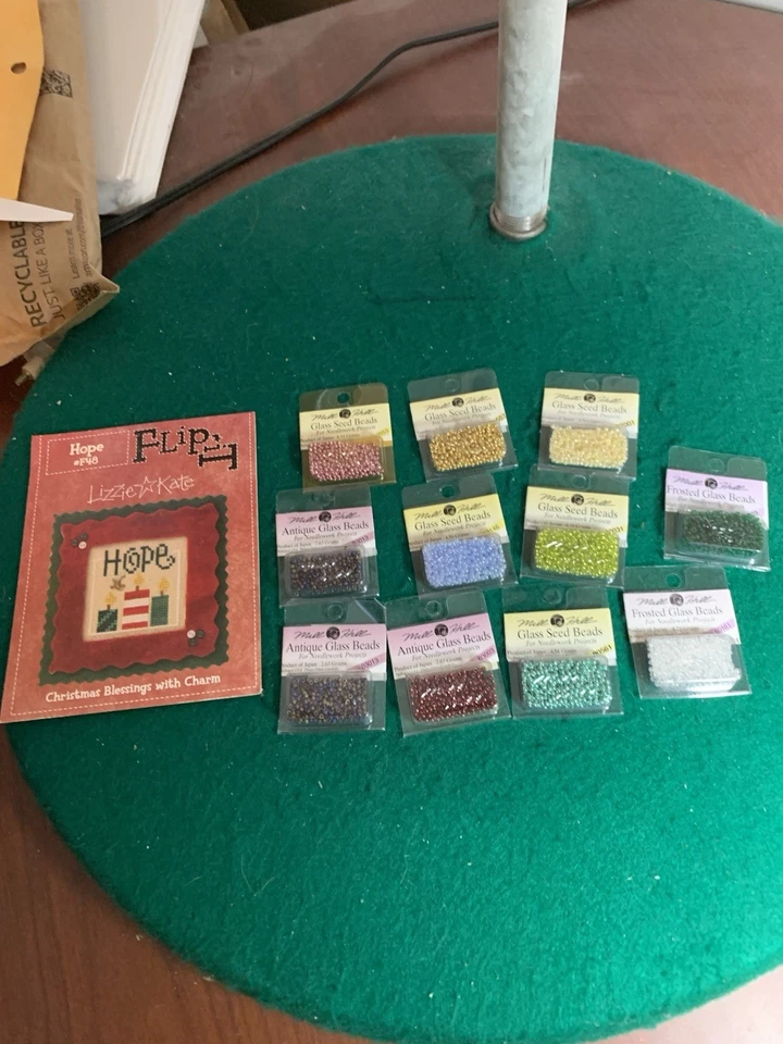 Lote de cuentas de punto de cruz con patrón de esperanza Foto 1 de 1