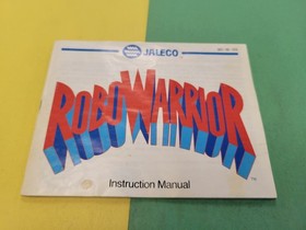 ROBO WARRIOR Nintendo NES Game Original JALECO 1988 Instruction Manual Booklet