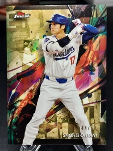 SHOHEI OHTANI 2024 Topps Finest Gold Refractor #100 #/50 Los Angeles Dodgers - Bild 1 von 6