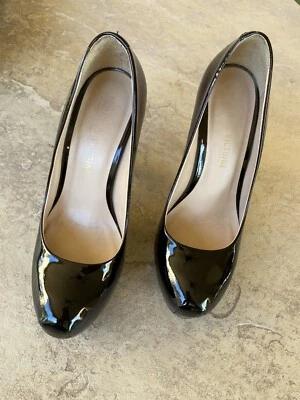 Pour La Victoire Irina Black Pattent Leather Platform Pumps Women's Size 6.5 M - Image 1 of 4