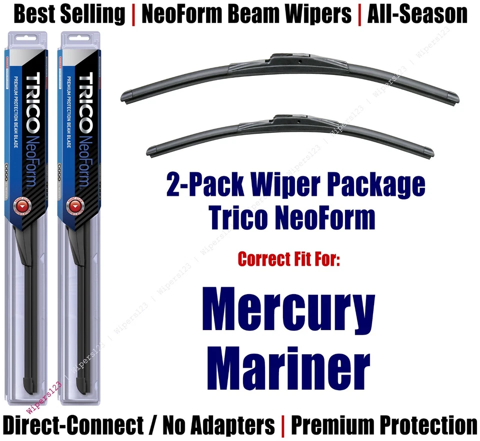 2pk Super-Premium NeoForm Wipers fit 2005-2007 Mercury Mariner 16200/180 - Image 1 of 1