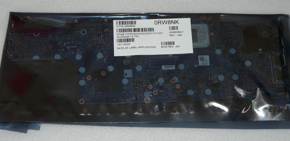 Nueva Placa Base Original DELL LATITUDE 5520 INTEL i5 1135G7 4.2GHZ RW8NK 0RW8NK - Imagen 1 de 1
