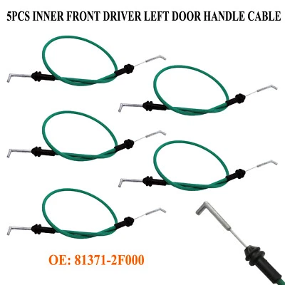 Cable de manija de puerta de 5 piezas conductor delantero interior para Kia Spectra 2004-09 813712F000 EE. UU. Foto 1 de 4