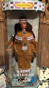 Dolls Of The World-1997 Native American Barbie Doll, Mattel 4th Edition - Picture 1 of 9