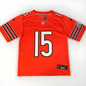 Maglia Media Roma Odunze #15 Vapor FUSE Arancione Qualità Elite Chicago Bears - Foto 1 di 10