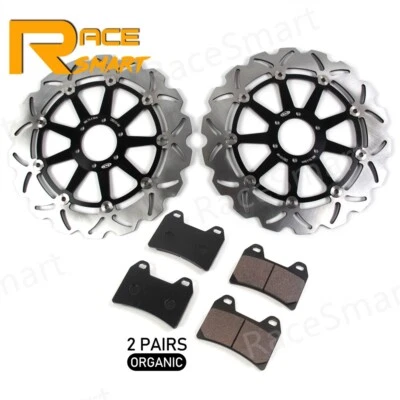 Front Brake Disc Rotors and Pads For Ducati ST4 916 1999-2002 ST4S 996 2001-2005 - Image 1 of 4