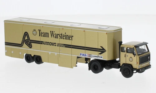 Brekina Plast BRE85680 Volvo - F89 Lkw Auto Transporter Team F1 Warsteiner ARRO