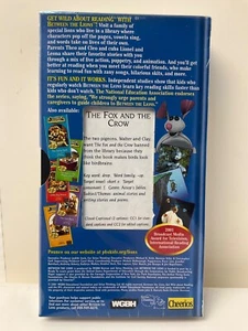NEW Between the Lions VHS *The Fox and Crow Learning Reading Vocabulary Spelling - Picture 1 of 7