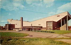 Postal auto antiguo del auditorio municipal de Bangor Maine ME - Imagen 1 de 2