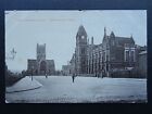 Staffordshire Burton On Trent King Edwards Place & Town Hall - Old Postcard