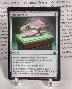 ORAZCA RELIC mtg OFFCENTER Error Rivals of Ixalan 1 Common Miscut - Picture 1 of 1