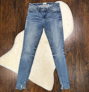 BKE Denim Payton Skinny Jeans 29 Light Wash Mid-Rise Stretch Women's - Picture 1 of 12