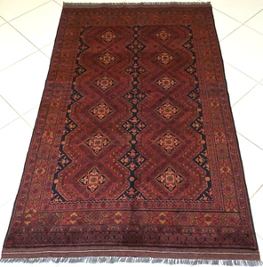 Afghan Teppich Turkmen Alt Original Khal Mohammadi Handgeknüpft Rug Carpet Tapis - Bild 1 von 10