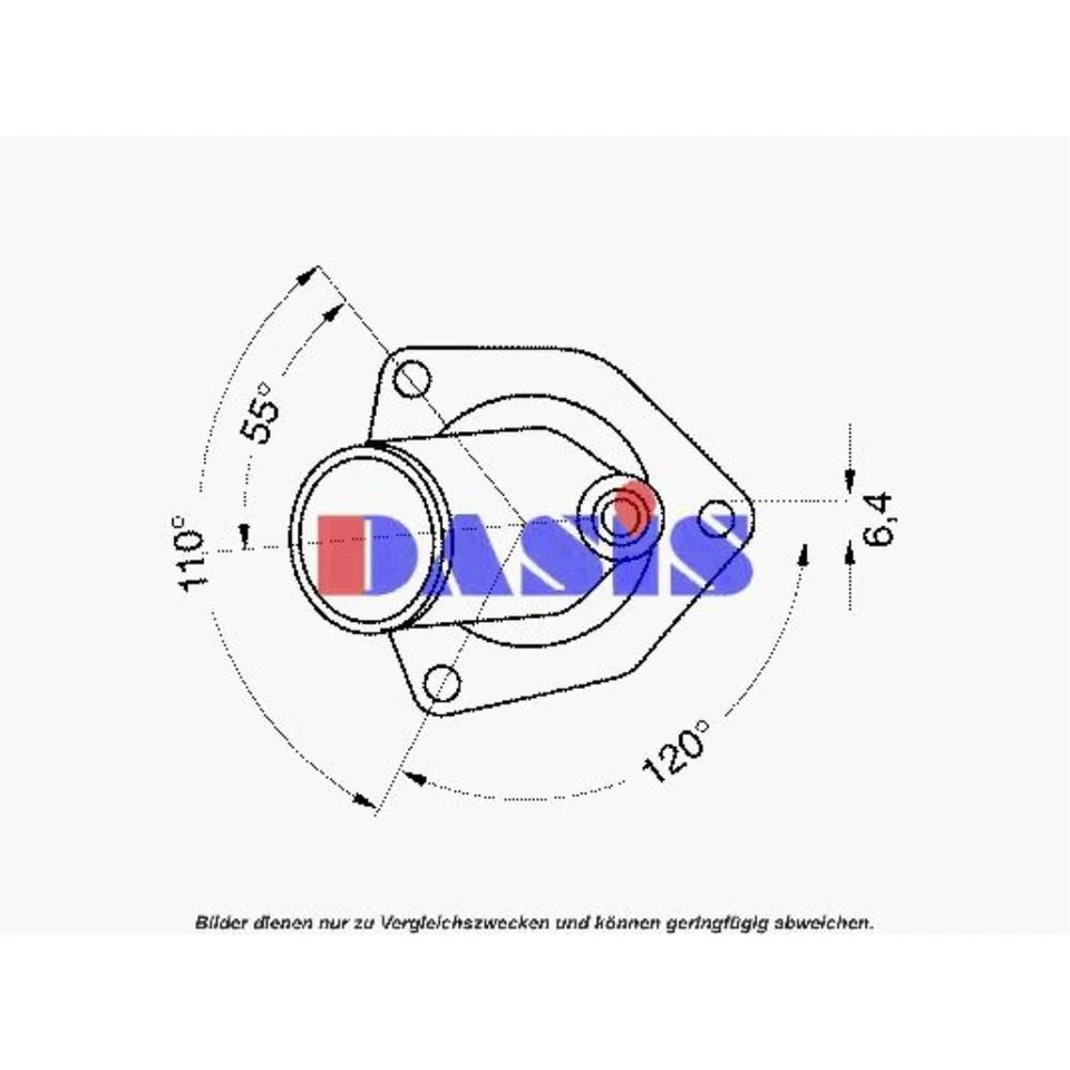 AKS DASIS Termostato Refrigerante Para Opel Ascona C Kadett E Cabriolet - Imagen 1 de 1