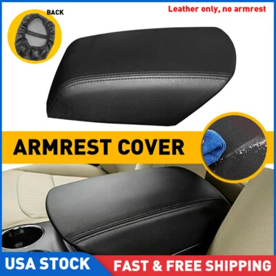 Para Ford Explorer 2011-2018 Consola central Apoyabrazos Tapa Apoyabrazos Cubierta Recubrimiento Negro Foto 1 de 4