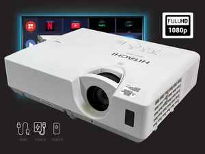 2,700 Lumens 3LCD Projector for for Family Gatherings Parties Full HD USB HDMI - Picture 1 of 13