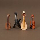 4pcs/set 1:12 Dollhouse Classical Guitar  OB11/Miniature Dollhouse Decorations