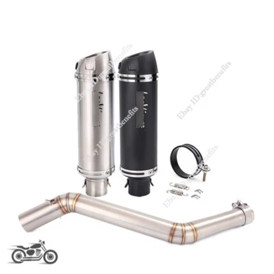 Exhaust Muffler Mid Link Pipe Slip On For CF-Moto 650MT 650NK 400NK 2014-2024 Foto 1 de 4