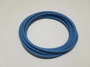 Alambre primario cubierto de tela trenzada vintage calibre 16ga 16ga azul liso L - Imagen 1 de 2
