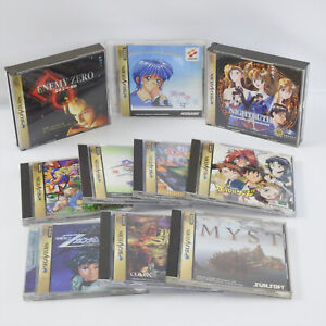 Lot of 10 Sega Saturn Games For JP System 0170 ss
