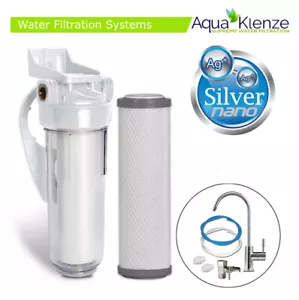 UNDERSINK DRINKING WATER FILTER WITH PREMIUM TAP KIT (SL10-SCCB0.5) - Picture 1 of 4