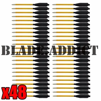 x48 Arrow Aluminum Metal Arrows Bolts 50 80 lbs Pistol Crossbow Bow High Quality - Image 1 of 2