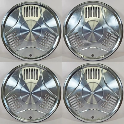 1983-1984 Mercury Capri 14" # 822 Hubcaps / Wheel Covers OEM # E3CY1130A SET/4 - Image 1 of 4