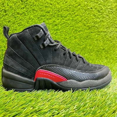 Nike Air Jordan 12 Retro Niños Talla 3.5Y Negro Rosa Zapatos de Baloncesto Tenis Foto 1 de 4