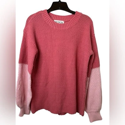 Wildfox Couture Women's French Rose Love Block Swinton Knitted Sweater NWT - Image 1 of 4