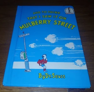 1964 And To Think That I Saw It On Mulberry Street Dr Seuss Vintage Child’s Book - Picture 1 of 10