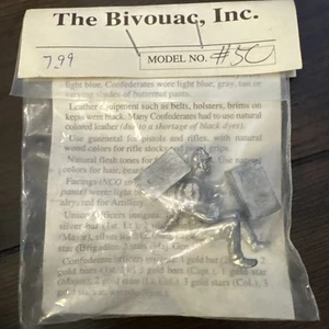Bivouac Civil War Soldier Kit Model #50 Sitting Figure - Picture 1 of 3