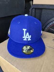 New Era La Dodgers 2024 World Series Cap 59Fifty Fitted 7 1/2 - Picture 1 of 4
