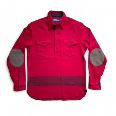 Ralph Lauren Overshirt Small Wool Blend Blanket Workwear Shirt Americana Outdoor - Image 1 of 4