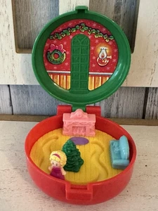 Corona de Navidad Polly Pocket Bluebird 1993 vintage McDonald’s Happy Meal juguete - Imagen 1 de 6
