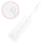 6Pcs Acrylic Reserved Sign Hanging Reserved Signs Wedding Chair Hanging