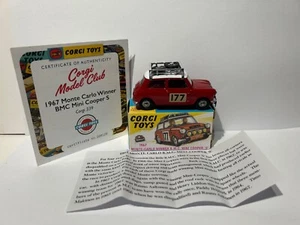 Corgi Toys 339 Monte carlo mini cooper S, Re issue with certificate. - Picture 1 of 10