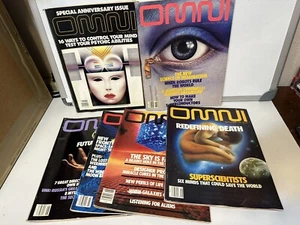 Lot of 6 OMNI Magazine VINTAGE Sci Fi Science Technology June - November 1987 - Picture 1 of 7