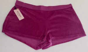 Pantalones cortos para dormir Juicy Couture 95% poliéster, 5% spandex rosa sólido XL - Imagen 1 de 6