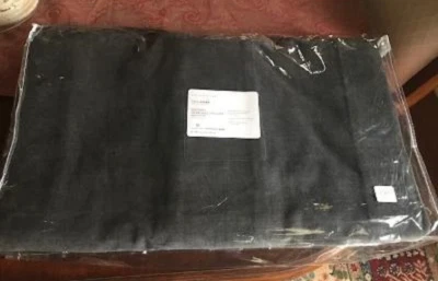 Funda nórdica Pottery Barn Hudson gris carbón Queen terciopelo jaspeado sin fundas Foto 1 de 4