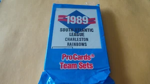 1989 PROCARDS FACTORY SEALED CHARLESTON RAINBOWS (PADRES) TEAM SET - Imagen 1 de 2