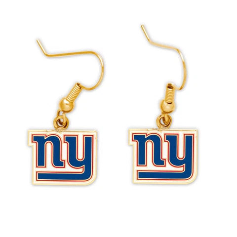 New York Giants Dangle Earrings NFL New Cover