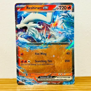 Reshiram EX 030/159 Journey Together Half-Art Double Rare Holo Pokemon Card NM - Picture 1 of 8